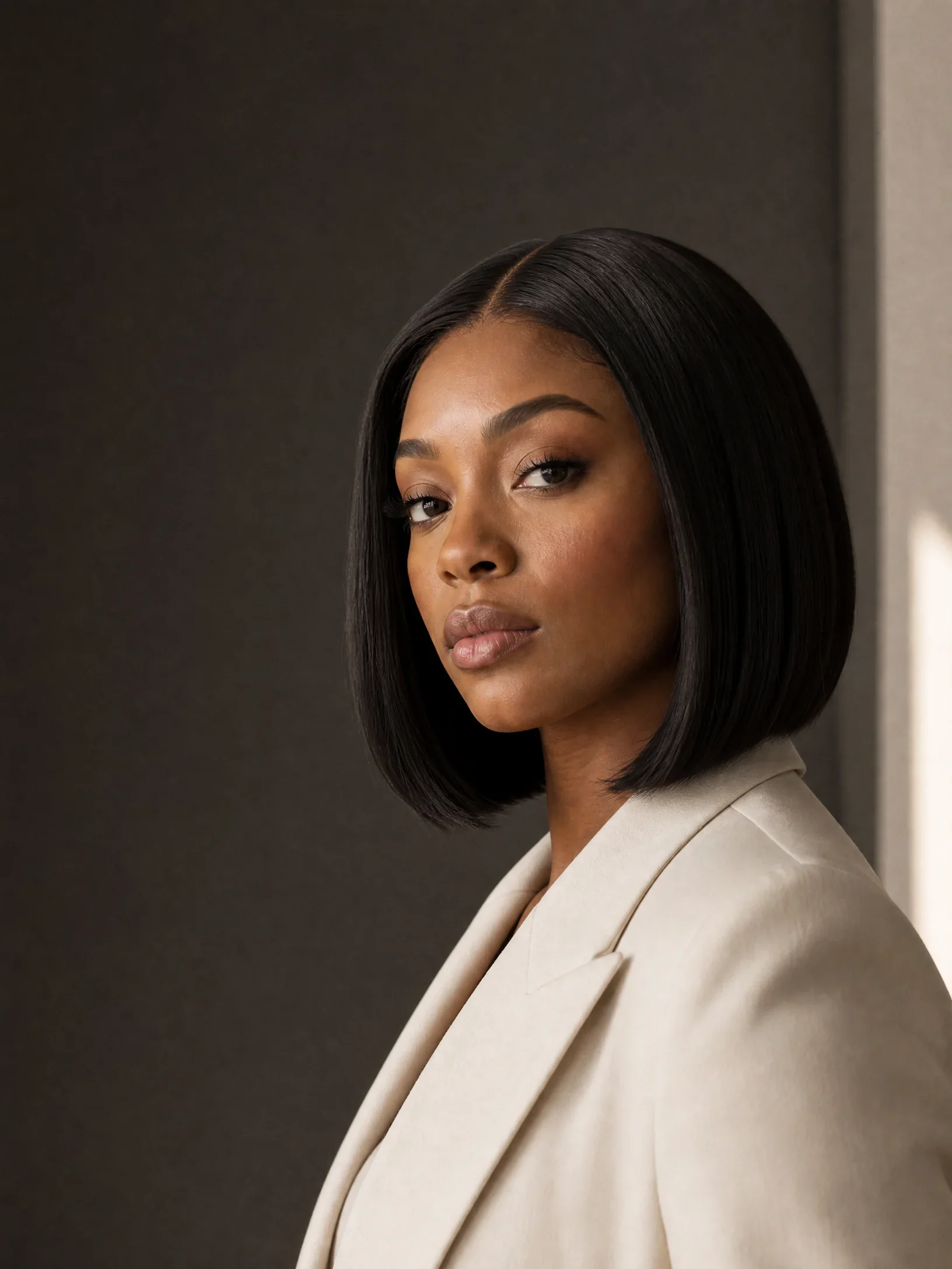 Classic bob editorial look